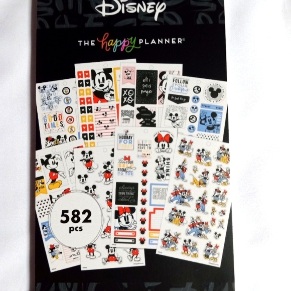 Disney MICKEY & Friends MAGIC PLANS Value Pack Stickers NEW! Happy Planner - Picture 1 of 3